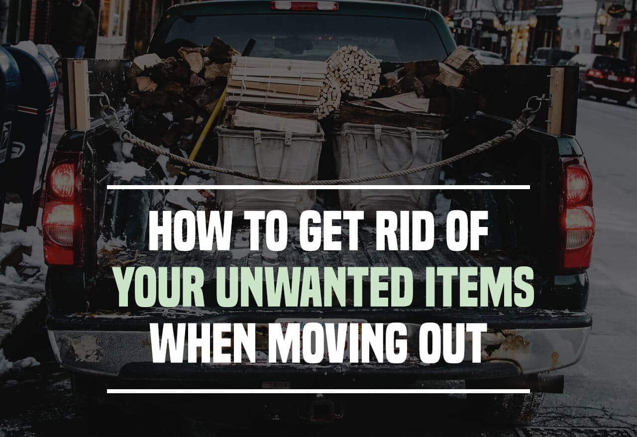 How to Get Rid of Your Unwanted Items When Moving Out